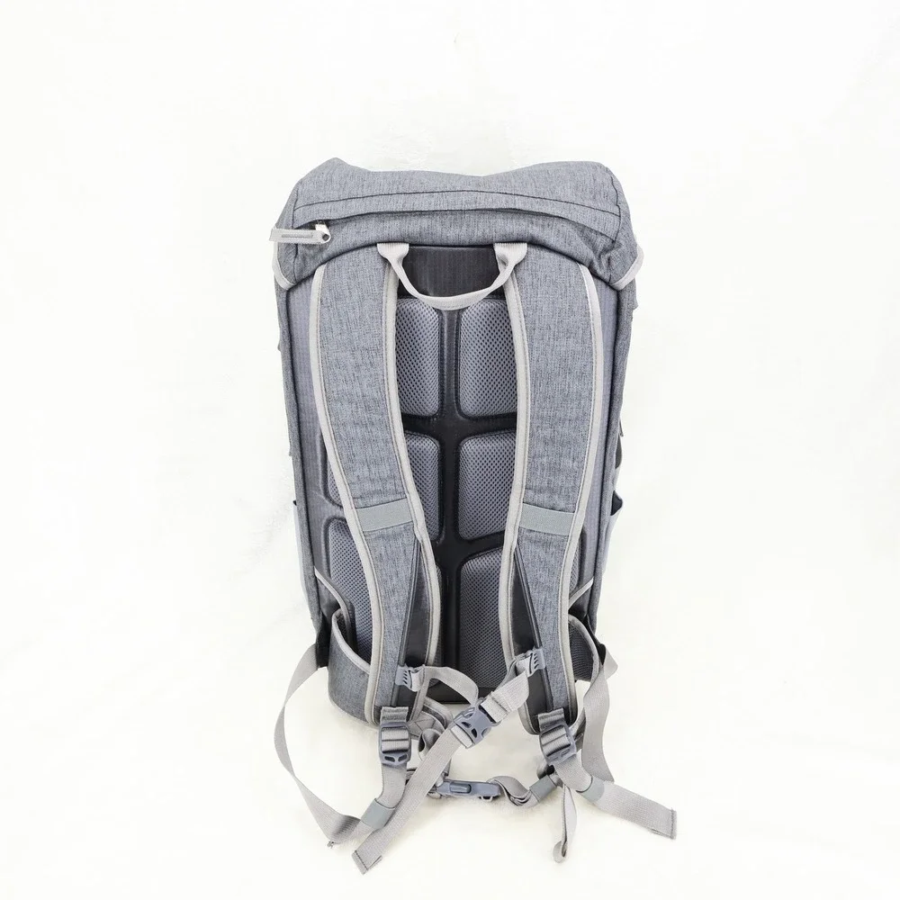 LL Bean Green Mounain Day Pack Backpack Gray Heather 302996 Laptop Sleeve